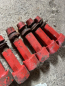 Preview: 12 Stück original DDR Radverbreiterungen für GT124 Rs09 T157