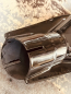 Preview: Auspuff emaille Schalldämpfer Traktor Fiat  innen 60mm z.B. 850 1000 1180 1300 90.90 100.90 ...  gesamt Länge 83 cm