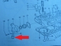 Preview: Rohr klein unter den Thermostatgehäuse UTB 650 651