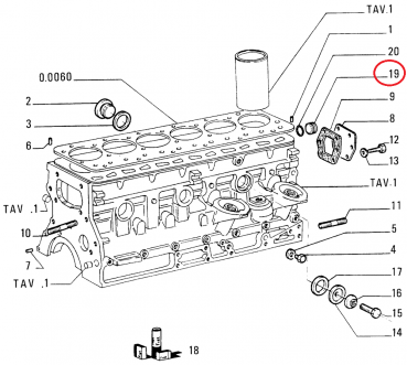 Stopfen Fiat New Holland 63,93 mm