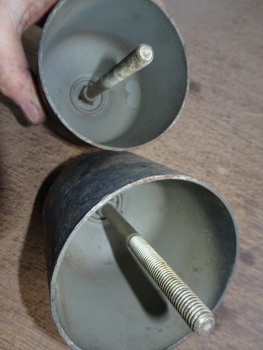 2 Stück Gehäuse für Dieselfilter UTOS 650 altes Modell mit Motor D103