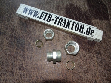 Hydraulik Verschraubung Reduzierung TIH 445 Gewinde M27x2 x M22x1,5