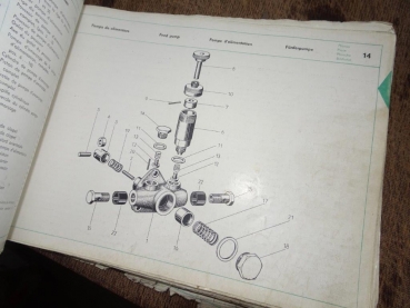 Ersatzteilkatalog Utos 650 und 651 original Altbestand