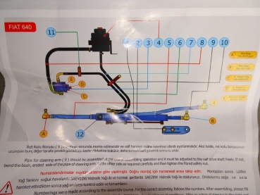 Hydraulische Lenkung Lenkungsunterstützung Lenkhilfe Traktor  Fiat 550 600 640 . . .