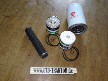 Filter Set UTB + Fiat 1 x Ölfilter lang 2 x Dieselfilter 1x Hydraulikfilter