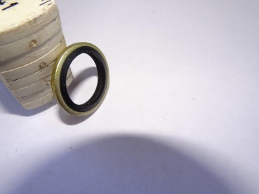 Hydraulik Dichtring mit NBR Einlage für Diesel oder Hydraulik Usit Ring 14mm Innen