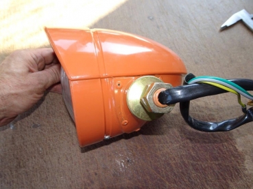 2 Stück Scheinwerfer Kunststoff UTB Fiat mit Leuchtmitteln