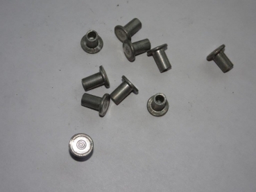 10 x Hohlnieten Aluminium Nieten 5 x 8 (10) Bremsbelag Oldtimer IFA DDR