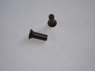 20 Stück Senknieten DIN 661 Stahl blank 5x18 mm Gesamtlänge