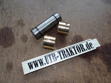 Bolzen + 2x Buchse Set  für Umlenkhebel Vorderachse UTB 300 445 550 Fiat 415 450 480 540 640