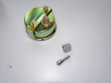 Öldruckanzeige Öldruckmanometer 60 mm ohne Beleuchtung mit Tülle
