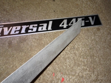 2 Stück Schriftzug für Motorhaube UTB 445V aus Aluminium