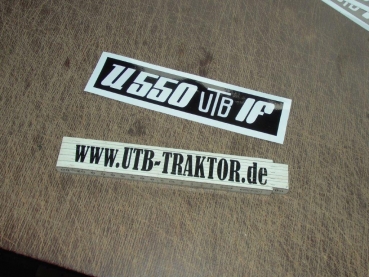 Aufkleber UTB 550 IF klein
