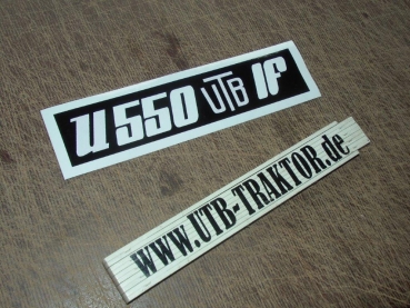 Aufkleber UTB 550 IF klein