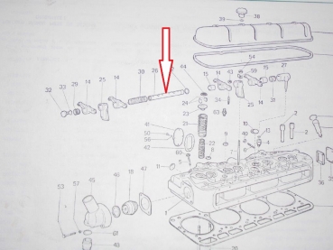 Welle für Kipphebel UTB 650 651 + Raupe S651