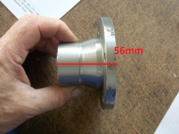 Flansch für Kardanwelle an der Vorderachse UTB + Fiat Allrad DT z.B. R450DT 400DT 450DT 550DT ...