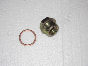 Ölablaßschraube + Dichtung IFA UTB TIH Fiat M22x1,5