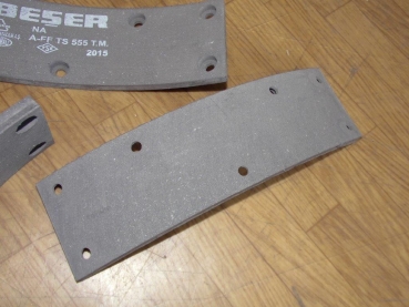 6 Stück Bremsbelag Traktor Fiat 450 - 480 mit 50 mm breite
