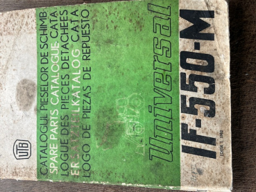 Ersatzteilkatalog UTB 550 IF original Teil für Frontlader Kabine Servolenkung stark gebraucht