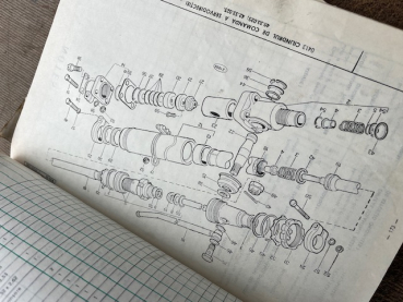Ersatzteilkatalog UTB 550 IF original Teil für Frontlader Kabine Servolenkung stark gebraucht