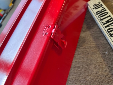 Werkzeugkasten Werkzeugkiste Traktor UTB + Fiat 450 bis 640 Rot