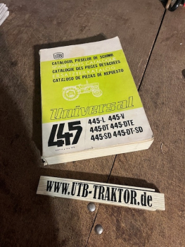 Großer Ersatzteilkatalog UTB 445 L V DT DTE Sd DT-SD Allrad 4x4 Fiat R450 original
