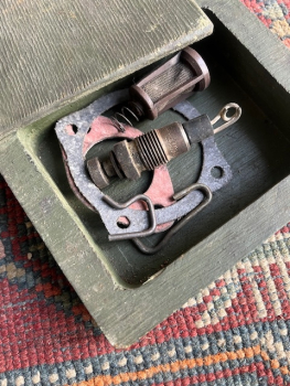 Holz Werkzeugbox aus DDR Zeiten NVA KVD 8