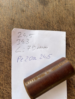 Pertinaxbuchse Federbolzen Zuggabel Anhänger HW60 HW80 THK 3 5 8 24,5x34x3x79 mm