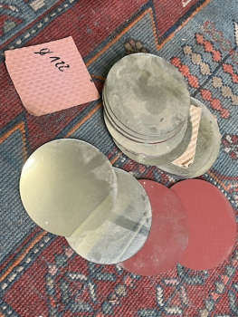 Spiegelglas Spiegel Simson MZ Durchmesser 122 mm original DDR Bestand