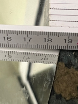 Spiegelglas Spiegel Robur Multicar S4000 Framo Barkas B1000  118 x 187 mm original DDR Bestand