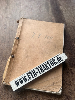 Ersatzteilkatalog ZT 300  original DDR