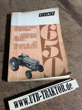 Ersatzteilkatalog Traktor Fiat 650 original