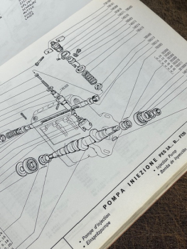 Ersatzteilkatalog Traktor Fiat 650 original