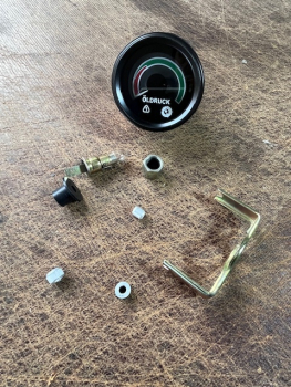 Öldruckanzeige Öldruckmanometer 60 mm mit Beleuchtung