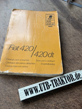 Ersatzteilkatalog Traktor Fiat 420 +  420DT original incl. Versandkosten
