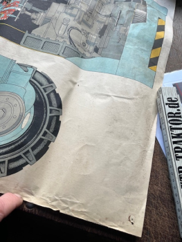 Poster Plakat IFA DDR Kran T174 Fortschritt VEB Weimar Kombinat Landmaschinen