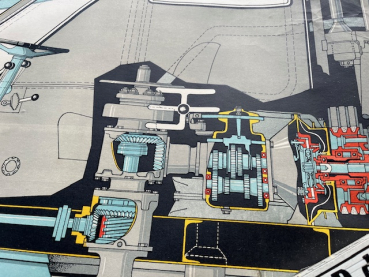 Poster Plakat IFA DDR Kran T174 Fortschritt VEB Weimar Kombinat Landmaschinen