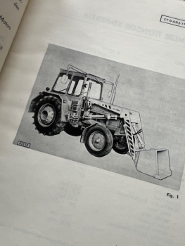 Technisches Handbuch UTB 550 mit Frontlader
