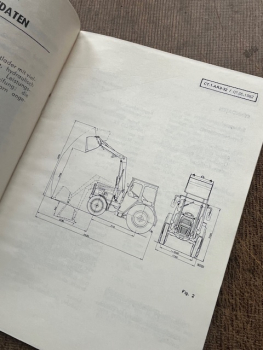 Technisches Handbuch UTB 550 mit Frontlader