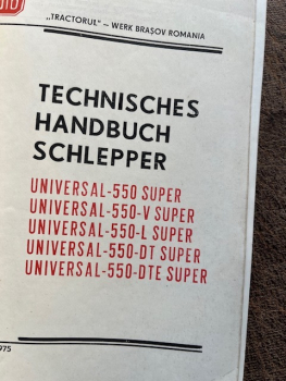 Technisches Handbuch UTB 550