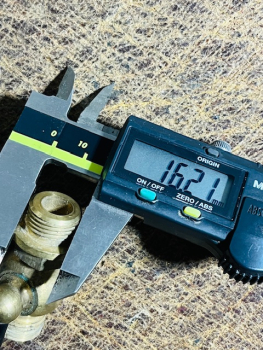 Oldtimer Messing Benzinhahn Ablasshahn Wasser Messinghahn 3/8 Zoll + M16x1,5