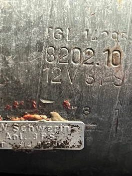 Anlasser DDR Multicar RS09 Gt124 T157 gut gebraucht mit neuem Magnetschalter 12 V 3 PS