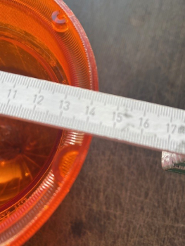 Glas für Rundumleuchte orange K 8675 TPFSL 87035 TPFSA 87036