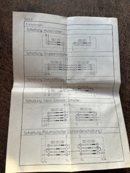 Nockenschalter VEB Elektroschaltgeräte Rochlitz Stern Dreieck Schalter