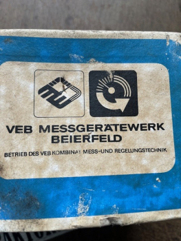 Tacho 100mm 120KM DDR Trabent IFA Barkas Wartburg VEB Messgerätewerk Beierfeld