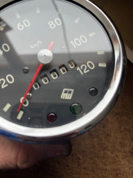 Tacho 100mm 120KM DDR Trabent IFA Barkas Wartburg VEB Messgerätewerk Beierfeld