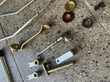 Set Gas Gestänge + Hebel + Ausmacher UTB Fiat