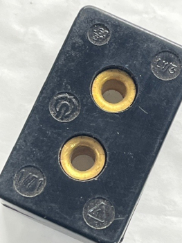 Lüsterklemme Bakelit Neu aus original DDR Bestand IKA 3 Fach