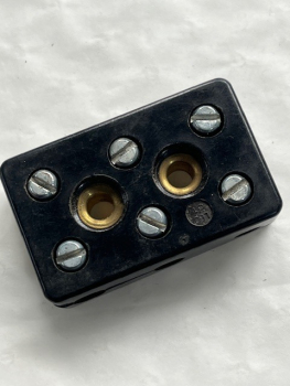 Lüsterklemme Bakelit Neu aus original DDR Bestand IKA 3 Fach