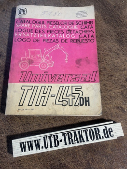 Ersatzteilkatalog TIH 445 DH original gebraucht